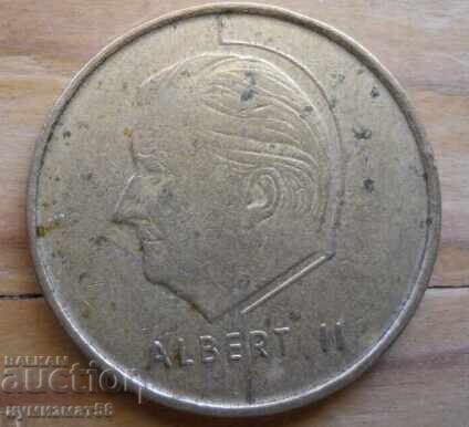 5 франка 1998 г  - Белгия с цена 0.80 лв. | € 0.41