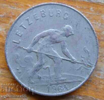 1 franc 1961 - Luxembourg with price € 0.61 | 1.19 BGN