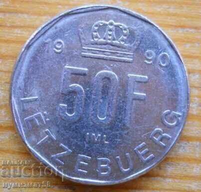 50 franci 1990 - Luxemburg