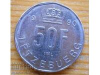 50 franci 1990 - Luxemburg