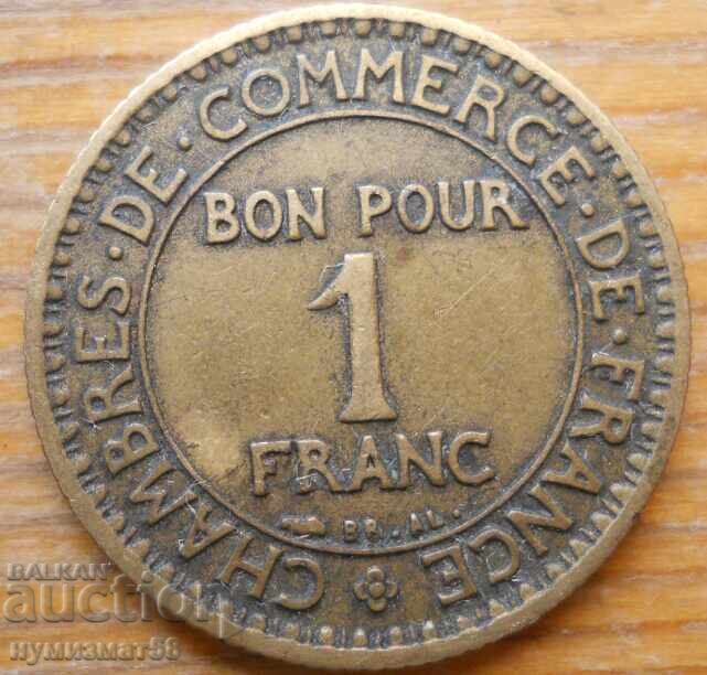 1 franc 1923 - Franta