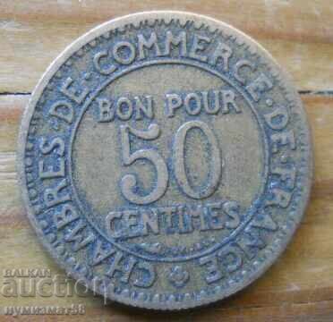 50 centimes 1923 - France