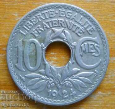10 centimes 1924 - Franta
