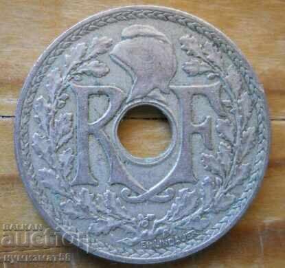 25 centimes 1930 - Γαλλία με τιμή 1.00 BGN | € 0.51