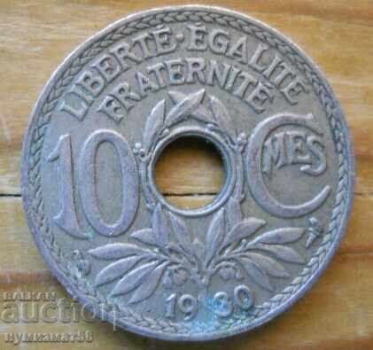 10 centimes 1930 - Franta 10 centimes 1930 - Franta