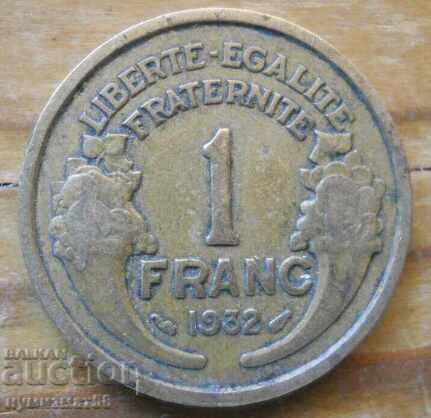 1 franc 1932 - Franța