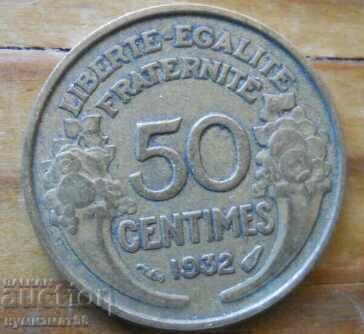 50 centimes 1932 - Γαλλία