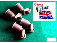 Παλιά μπρούτζινα ροδάκια για έπιπλα