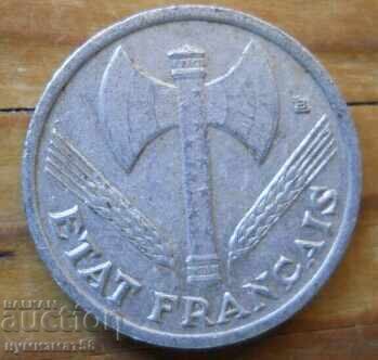 50 de cenți 1942 - Franța (ocupația germană) cu preț 1.50 BGN | € 0.77