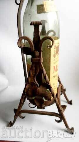 3L bottle with wrought iron swing from the 60s - 5