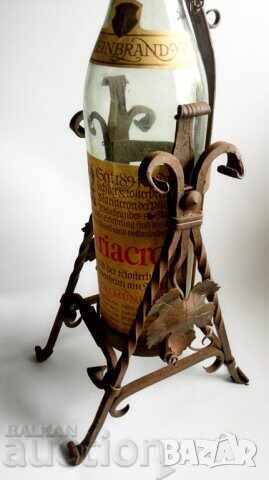 3L bottle with wrought iron swing from the 60s - 6