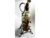 3L bottle with wrought iron swing from the 60s