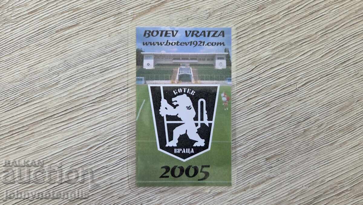 Calendar Botev Vratsa 2005, emblemă veche Calendar Botev Vratsa 2005, emblemă veche