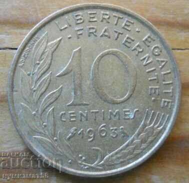 10 centimes 1963 - France