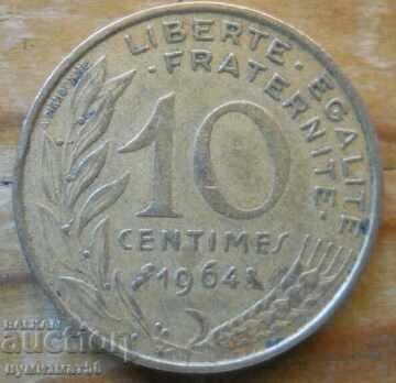 10 centimes 1964 - Franta 10 centimes 1964 - Franta