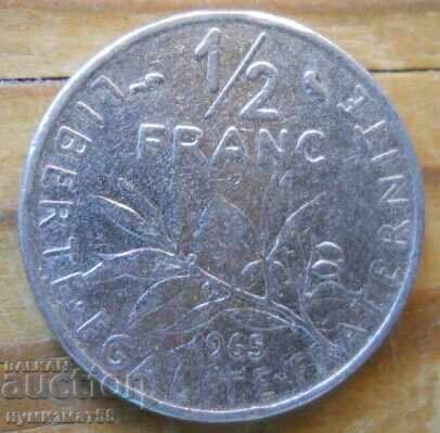1/2 franc 1965 - Franta 1/2 franc 1965 - Franta