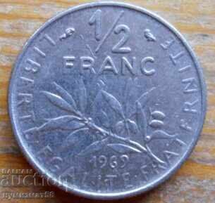 1/2 φράγκο 1969 - Γαλλία 1/2 φράγκο 1969 - Γαλλία