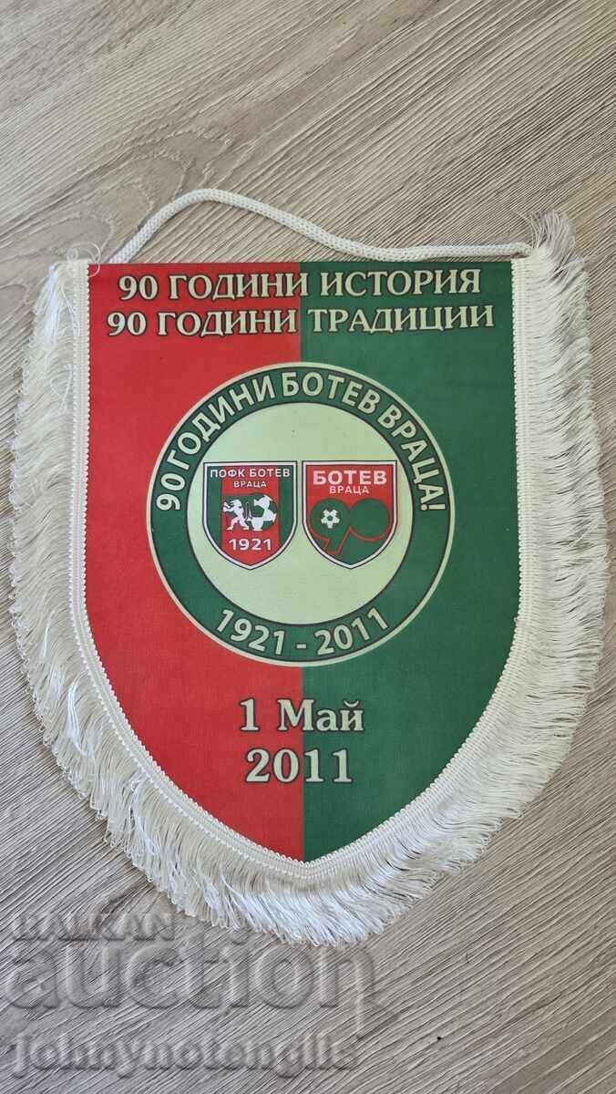Botev Vratsa Football Flag - 90th Anniversary, 2011