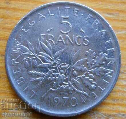 5 franci 1970 - Franta