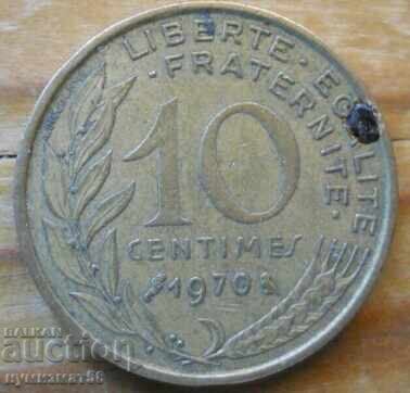 10 centimes 1970 - Γαλλία 10 centimes 1970 - Γαλλία