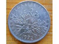 5 φράγκα 1972 - Γαλλία