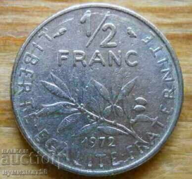 1/2 franc 1972 - France