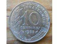 10 centimes 1985 - Γαλλία
