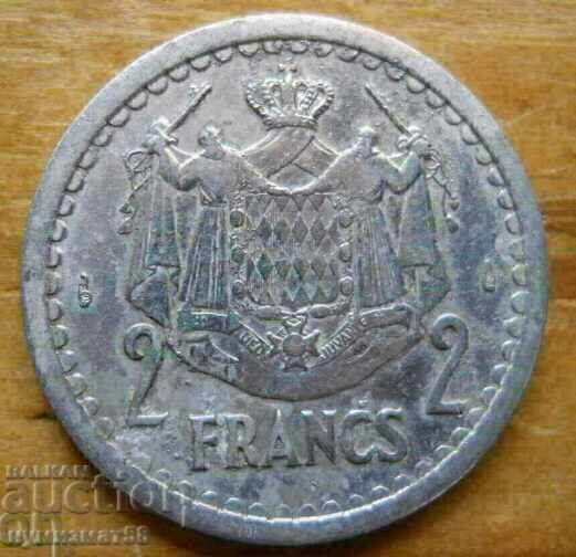 2 francs 1943 - Monaco 2 francs 1943 - Monaco