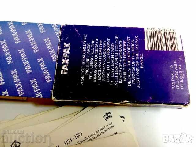 Delivery of Cards with the English Kings and Queens Delivery of Cards with the English Kings and Queens