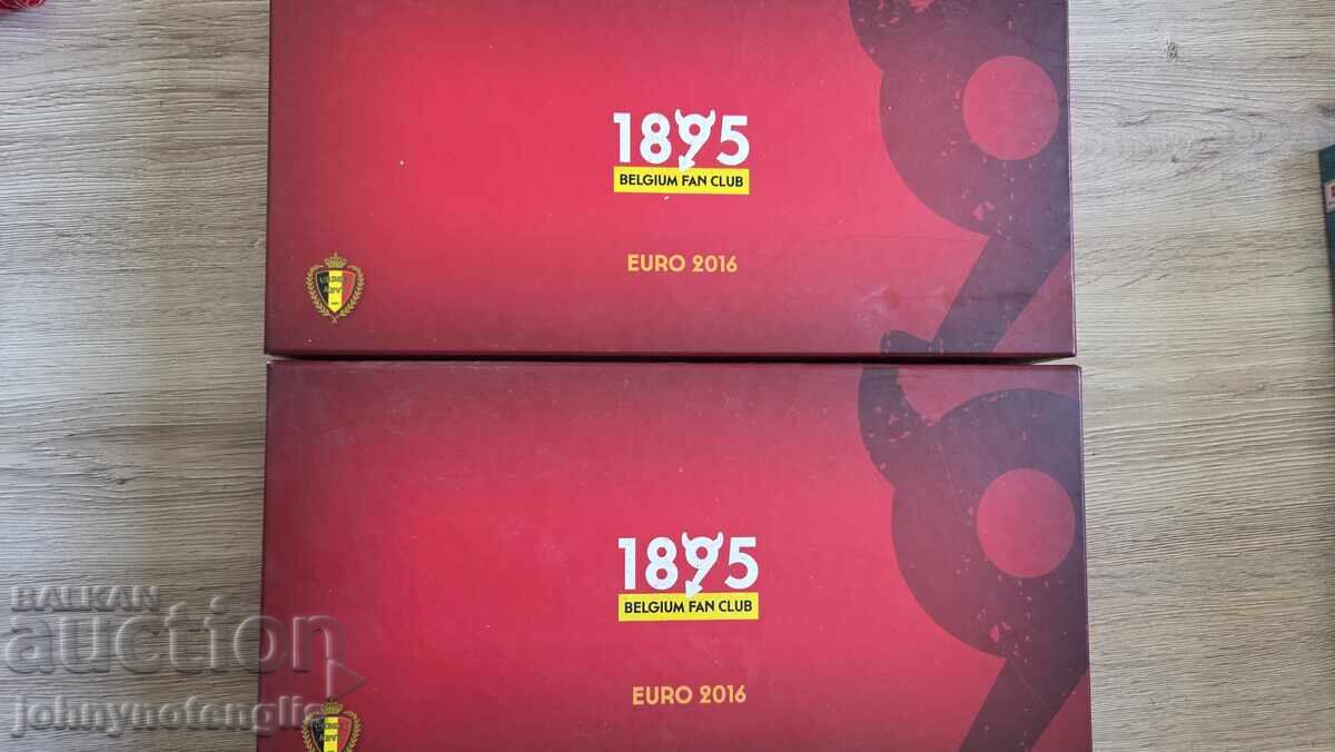 2 броя футболни колекционерски кутии на Белгия, Евро 2016 2 броя футболни колекционерски кутии на Белгия, Евро 2016