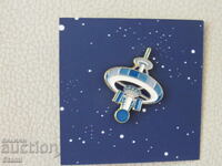 Λουξ ασημένια καρφίτσα - Διαστημικός δορυφόρος, Μόσχα, Ρωσία