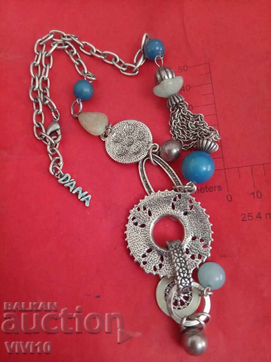 Старинно колие с емаил ,авторско с цена 60.00 лв. | € 30.68