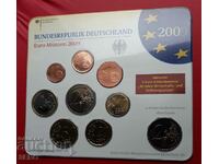 Germania-SET 2009 D-München de 9 monede/2x2 euro/