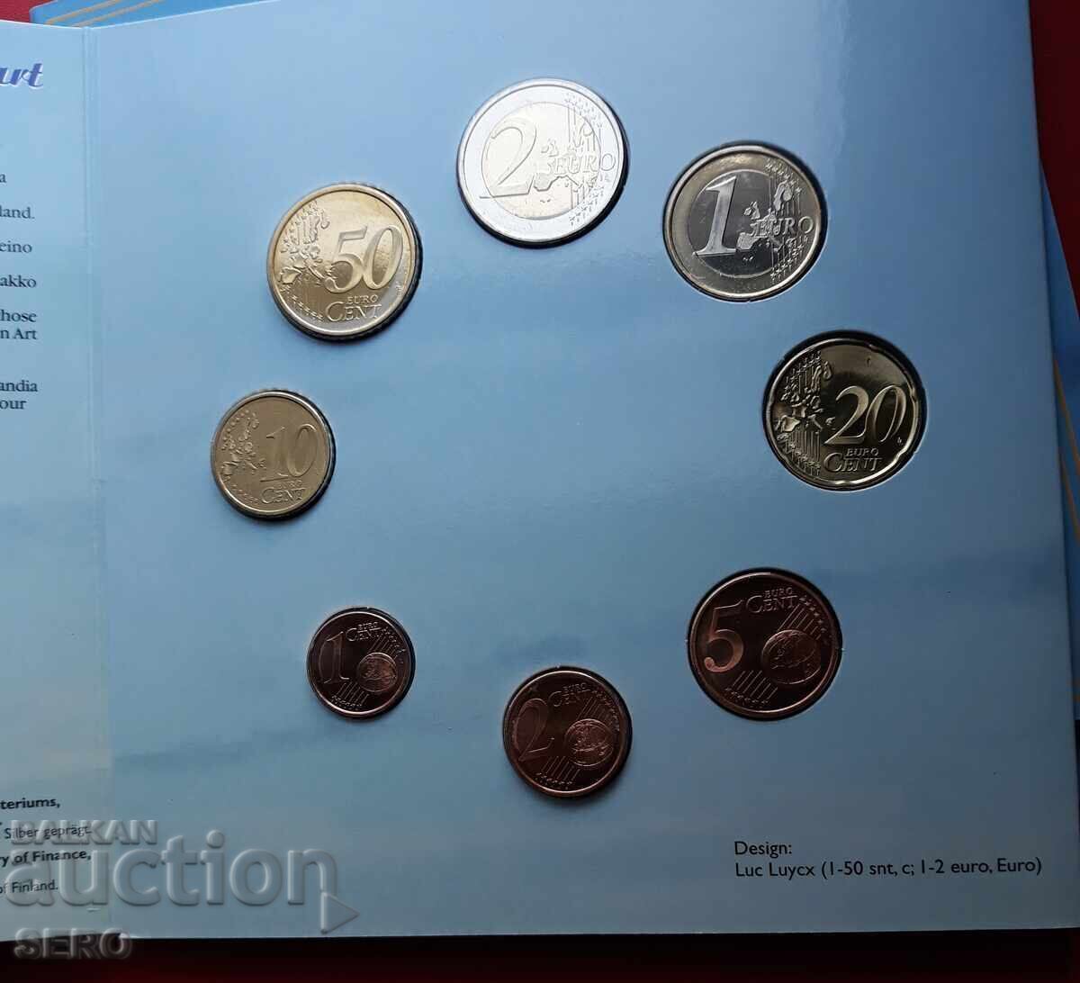 Delivery of Finland-SET 1999,2000,2001 of 8 euro coins-3 sets Delivery of Finland-SET 1999,2000,2001 of 8 euro coins-3 sets