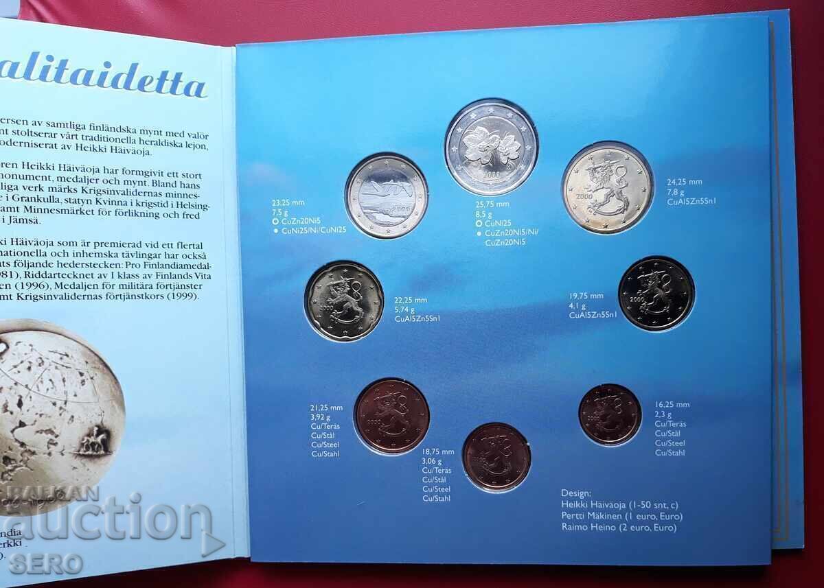 Finland-SET 1999,2000,2001 of 8 euro coins-3 sets - 5 Finland-SET 1999,2000,2001 of 8 euro coins-3 sets - 5