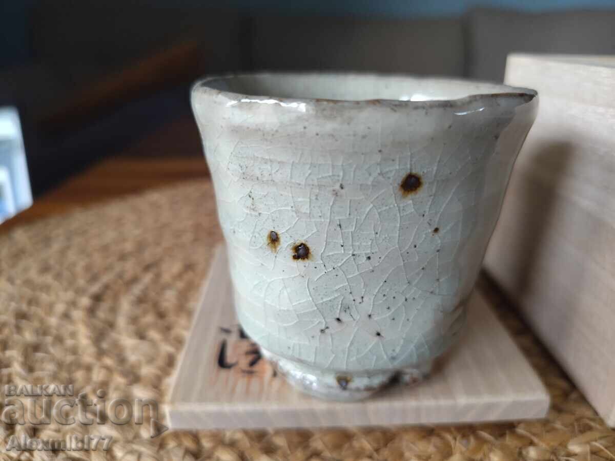 Japanese ceramic sake cup with price 280.00 BGN | € 143.16