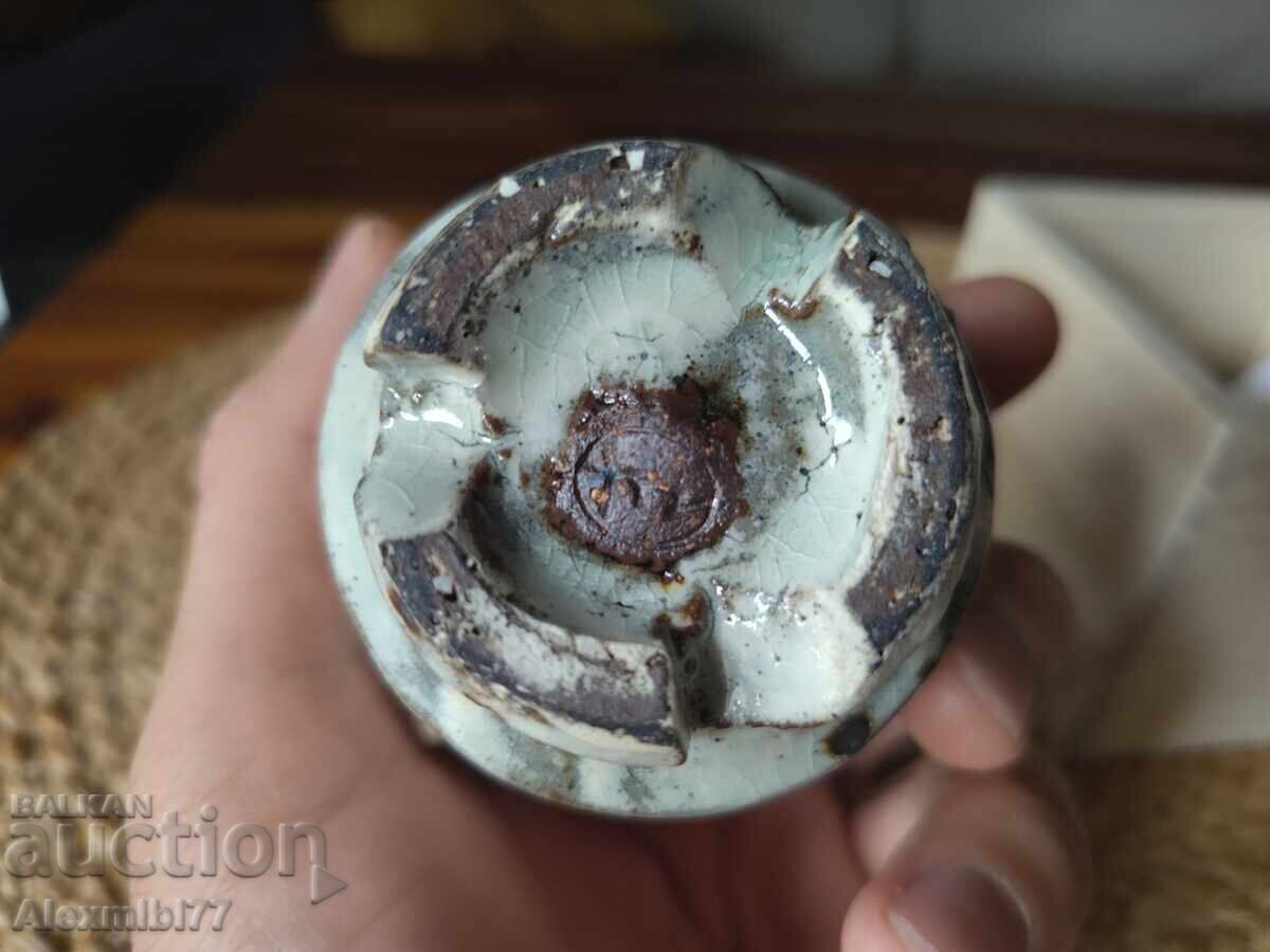 Japanese ceramic sake cup - 6