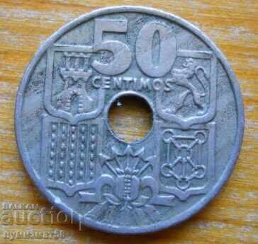 50 centimos 1949 - Ισπανία