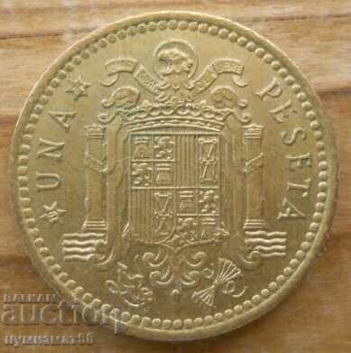 1 песета 1966 г. - Испания