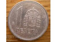 1 песета 1986 г. - Испания