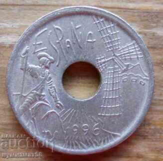 25 pesetas 1996 - Spania (Castilia - La Mancha) cu preț 1.00 BGN | € 0.51 25 pesetas 1996 - Spania (Castilia - La Mancha) cu preț 1.00 BGN | € 0.51