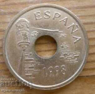 25 pesetas 1998 - Spania (Ceuta) cu preț 1.00 BGN | € 0.51 25 pesetas 1998 - Spania (Ceuta) cu preț 1.00 BGN | € 0.51