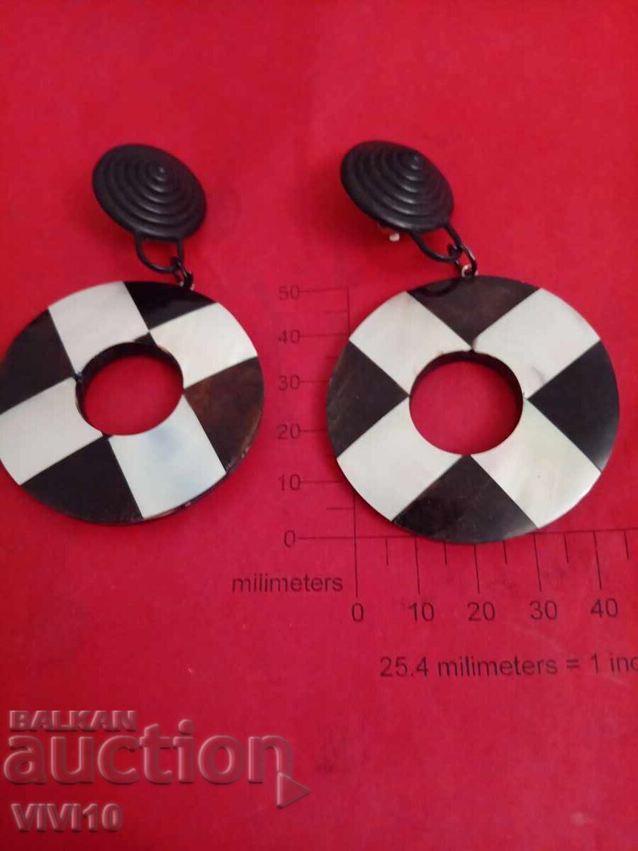 Αντίκες σκουλαρίκια με μαργαριτάρι