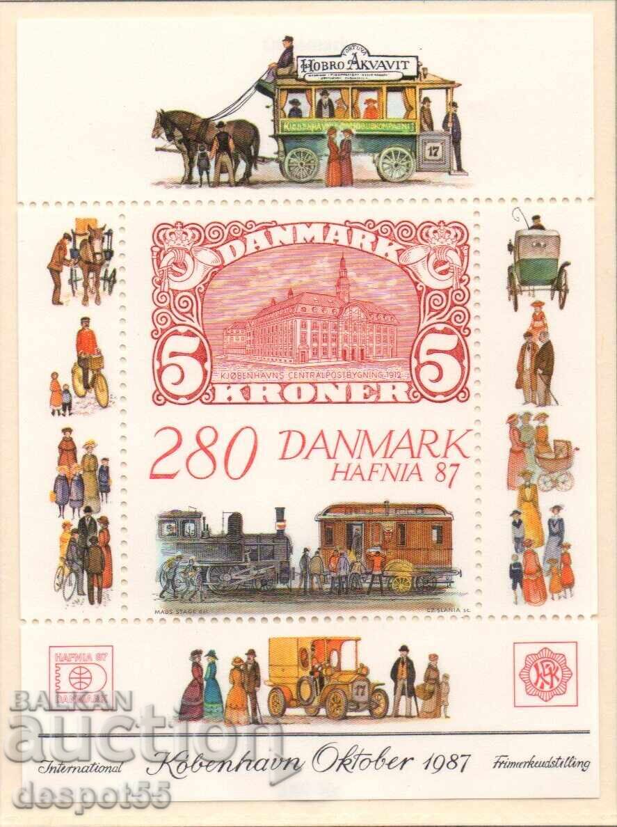 1987. Denmark. Philatelic Exhibition "Hafnia '87". Block