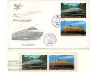 1987. Β. Κορέα. Μεταφορικά + Φάκελος "Πρώτη μέρα"