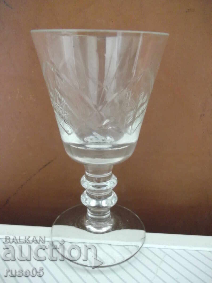 Lot of 3 crystal glasses - 6