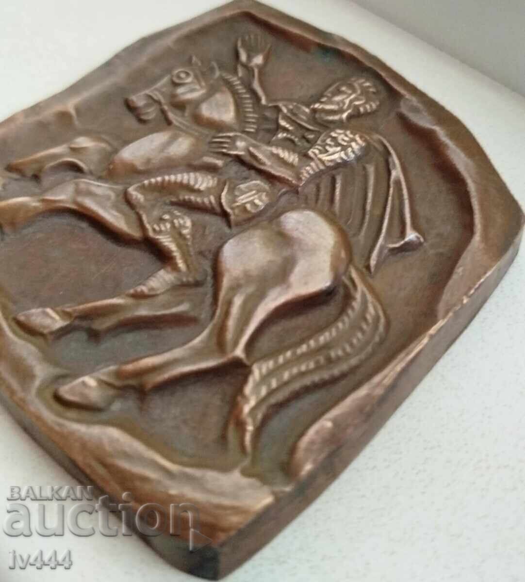 Auction  Nina Kanarova Old Bronze Artistic Sculpture - Rider