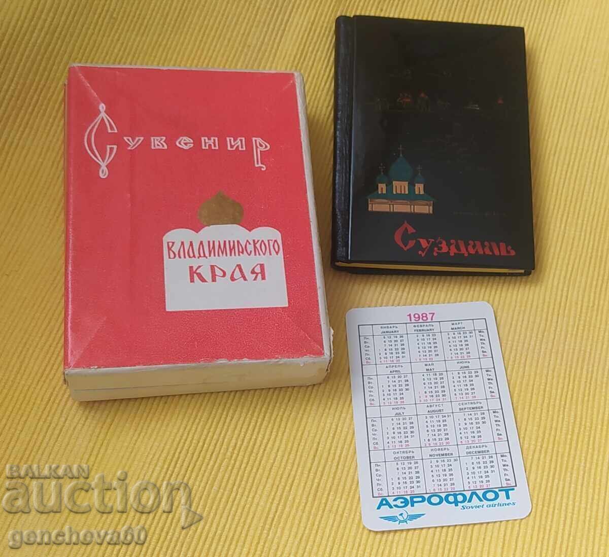 Caiet în cutie 1987. URSS/calendar Aeroflot