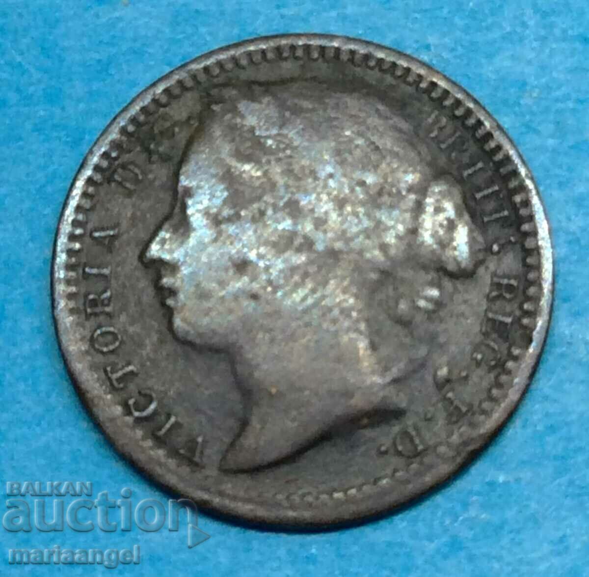 Παράδοση Μεγάλη Βρετανία 1/3 Farthing 1868 Victoria - Rare
