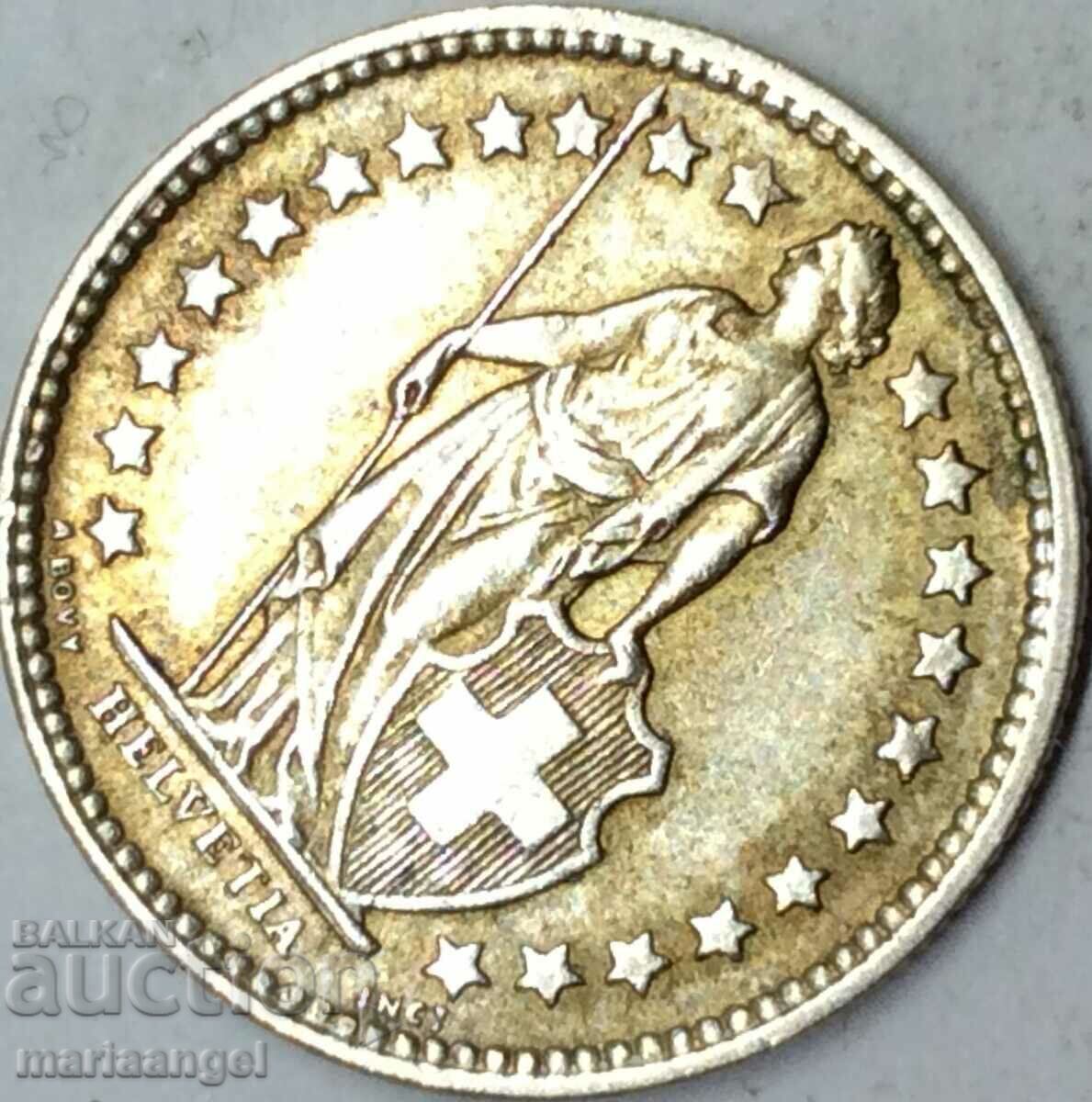 Аукцион 1/2 франк 1957 Швейцария Хелвеция сребро Аукцион 1/2 франк 1957 Швейцария Хелвеция сребро